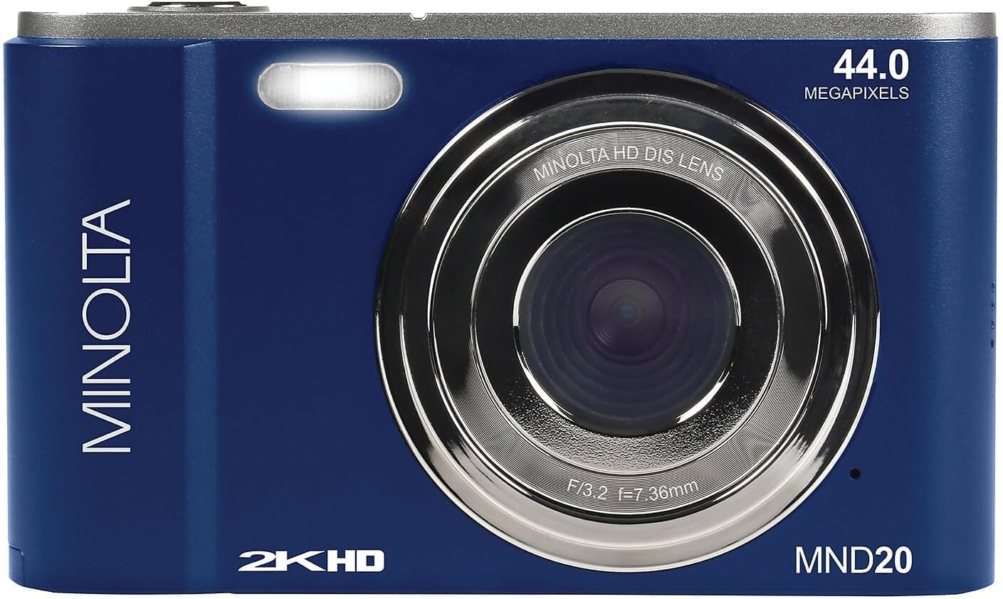 Minolta MND20 44 MP / 2.7K Ultra HD Digital Camera (Blue) - Image 2