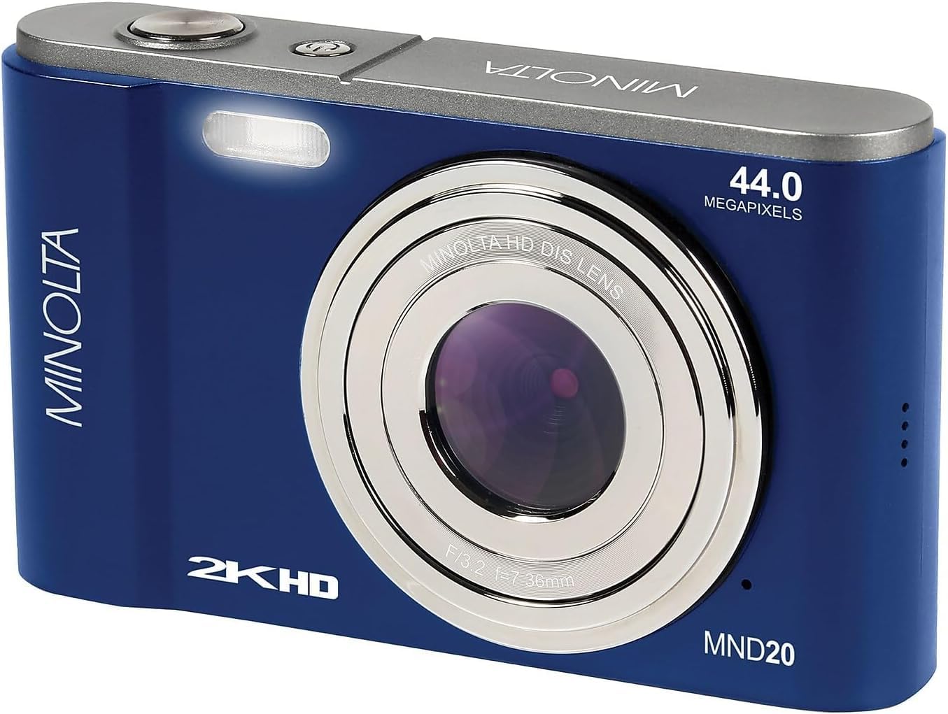 Minolta MND20 44 MP / 2.7K Ultra HD Digital Camera (Blue) - Image 4