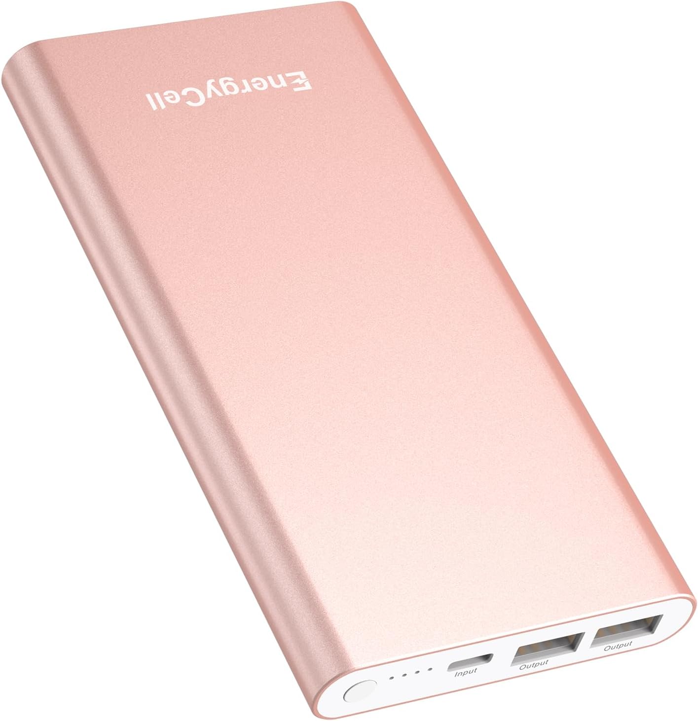 Pilot 4GS Portable Charger 12000mAh Fast Charging Power Bank Dual 3A High-Speed Output Battery Pack Compatible with iPhone 16 15 14 13 12 11 and More(Charging Cable Included (Rose Gold)