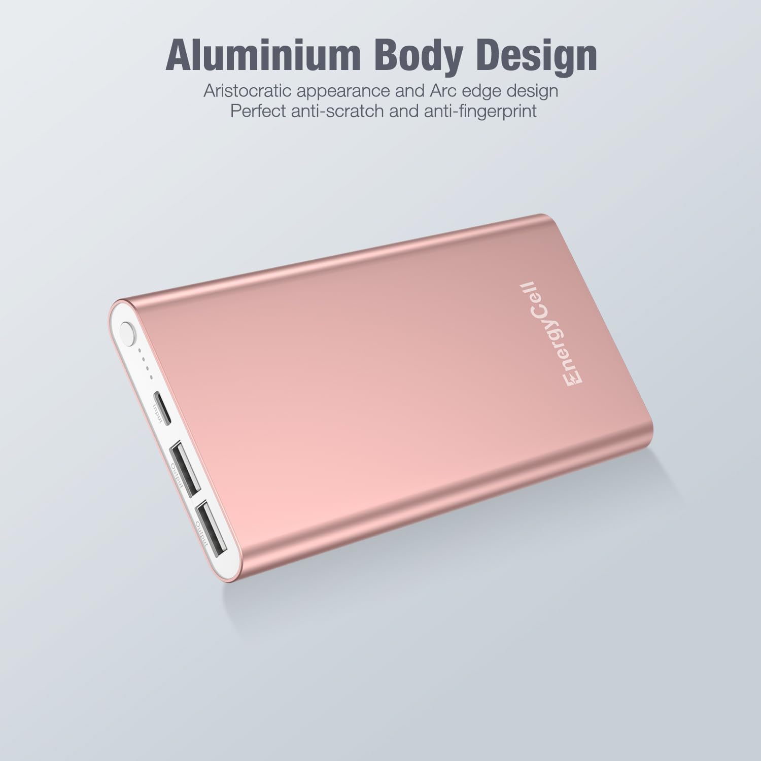 Pilot 4GS Portable Charger 12000mAh Fast Charging Power Bank Dual 3A High-Speed Output Battery Pack Compatible with iPhone 16 15 14 13 12 11 and More(Charging Cable Included (Rose Gold) - Image 8