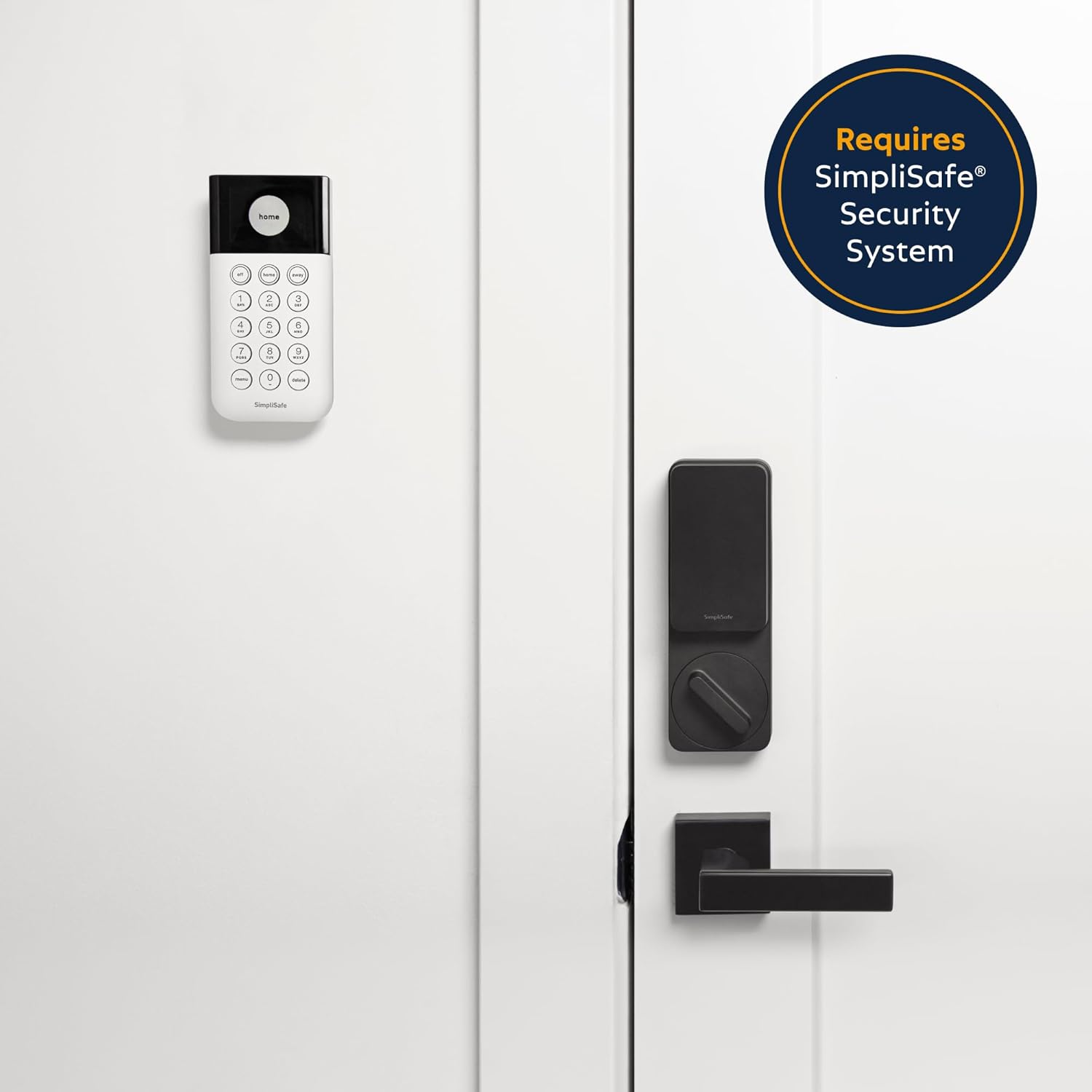 SimpliSafe Smart Lock Series 2 (Black) for The Gen 3 Home Security System - Image 2